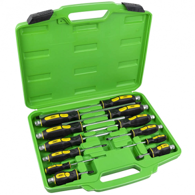 JOGO 12 CHAVES FENDA DE IMPACTO