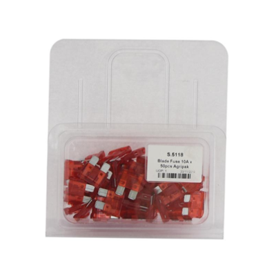 FUSÍVEL FICHA 10A VERMELHO