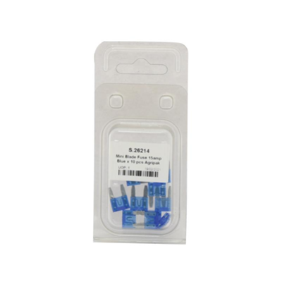 FUSÍVEL FICHA 15A MINI AZUL