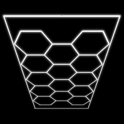 CONJUNTO DE CANDEEIROS DE TECTO HEXAGONAIS