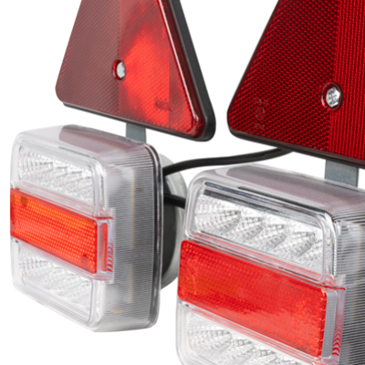 KIT MAGNÉTICO COM 2 FAROLINS, 2 TRIÂNGULOS REFLECTORES LED