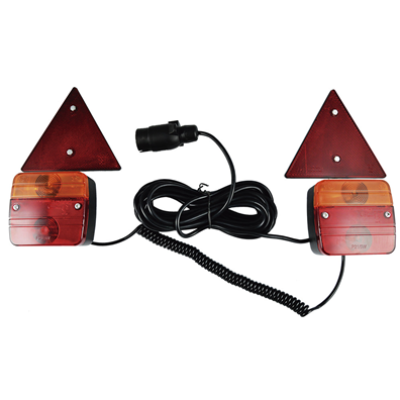 KIT MAGNÉTICO COM 2 FAROLINS, 2 TRIÂNGULOS REFLECTORES